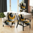 thumbnail image 1 of Designart « Contemporary Green Art Deco V » Fauteuil d'Appoint Moderne Vert Rembourré - Fauteuil Moderne pour Chambre, 1 of 7