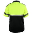 thumbnail image 4 of Two Tone Bike Patrol Shirt with Zipper Pocket - Yellow and Navy Blue - S, 4 of 11