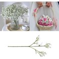 thumbnail image 1 of 10 flores artificiales, flores de plástico realistas para el aliento del bebé, Gypsophila artificial (blanco), 1 of 3