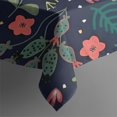 thumbnail image 5 of Pioneer Flower Floral Print Pattern Square Tablecloth,Waterproof Square Table Cover,Wipeable Spillproof Washable Table Cover for Home Kitchen Party Decor 42"X42"(107x107cm), 5 of 6