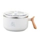 thumbnail image 3 of Tazón de Ramen japonés, recipiente para el almuerzo, cocina rápida para Ramen, tazón de sopa Udon para ensalada de gran capacidad con tapa y asa para Blanco BLESIY Tazón de ramen, 3 of 8