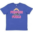 thumbnail image 3 of Inktastic Princess of The Petals with Crown Youth T-Shirt, 3 of 5