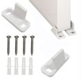 thumbnail image 2 of Bgsha 2Pcs White Adjustable Floor Guide Wall/Door Bottom Guide For Sliding Door, 2 of 9