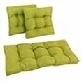 thumbnail image 3 of Coussins Capitonnés Carrés pour Causeuse d'Extérieur en Polyester Filé (Ensemble de 3), 3 of 3