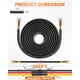thumbnail image 5 of Cable eléctrico NAOEVO calibre 16, 3 conductores, 12 V (30 m), 5 of 6