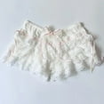 thumbnail image 2 of Cottage Coquette Y2K 00s Vintage Shorts Women Kawaii Lace Trim Multi-layers Bottoms Fairycore Retro Lolita Sweet Pettipants, 2 of 6