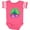 Football Pink and White, variant on Inktastic Peacock and Flowers Boys or Girls Baby Bodysuit