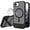 Black, variant on For iPhone 17E / 16E / SE4 Matte Magnetic Hybrid with Metal Kickstand Case - Hot Pink