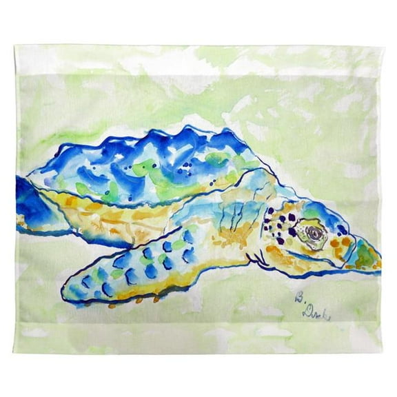 Betsy Drake TP661 24 x 30 in. Loggerhead Turtle Outdoor Wall Hanging