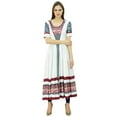 thumbnail image 6 of Bimba Women's Long A-Line Anarkali Kurti Ladies Summer Kurta Costom Maxi Dress, 6 of 7