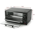 thumbnail image 7 of MegaChef 9 Quart Electric Counter Top Toaster Oven in Black, 7 of 7