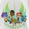 thumbnail image 2 of Girl's Star Wars: Young Jedi Adventures The Force is With Us  Graphic Tee White X Large, 2 of 4