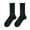 Black, variant on IWRICH Women's Mid Calf Tube Socks Rib Retro Casual Thin Cute Knit Comfy Breathable Dress Socks White