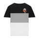 thumbnail image 2 of Mens Casual Pantalones Cortos Cuello Redondo Patchwork Impresión Suéter Blusa de Fitness, Camisetas para Hombre, 2 of 4