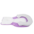 thumbnail image 4 of Cuna nido portátil para bebé, colchón con memoria, anticabeza plana, almohada para recién nacidos, color morado, 4 of 14