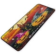 thumbnail image 7 of GZHJMY Funny Halloween Pumpkin Kitchen Rugs, 39"x20",Non Slip Washable Cushioned Carpets Polyester AntiFatigue Comfort Porch Floor Mat Doormat Halloween Decoration, 7 of 7