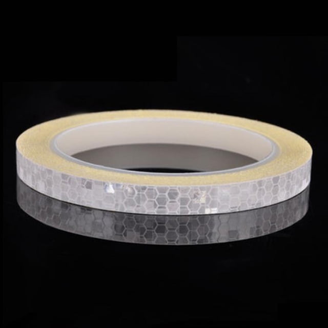 1x 8M Bicycle Wheels Reflect Fluorescent MTB Bike Reflective Strips Sticker R8E5