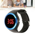 thumbnail image 4 of Sports Digital Watch, Flexible Portable Safe Fashionable Kids Digital Watch Red LED Adjustable  For Children For Outdoor Camping Blue, 4 of 8