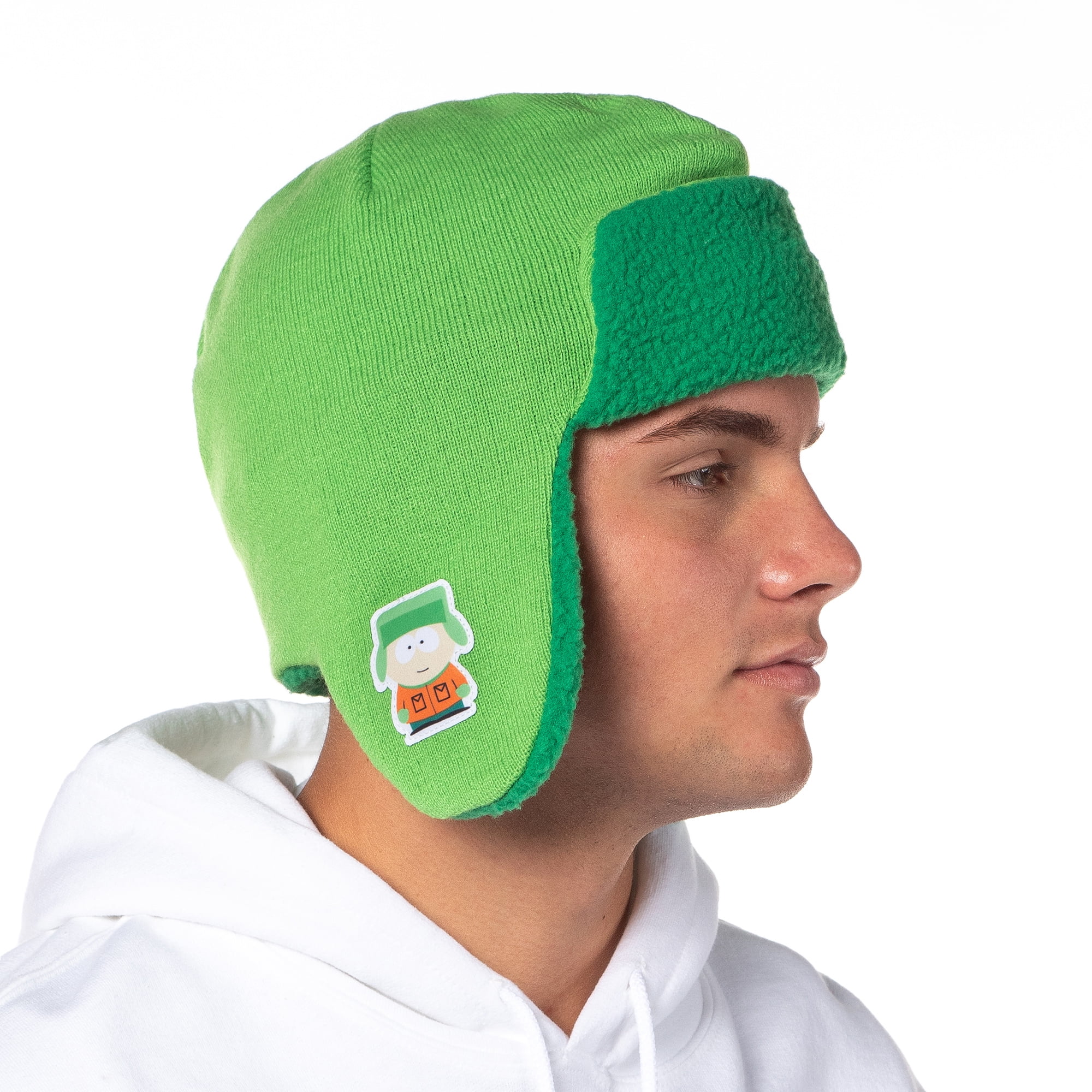 South Park Kyle Broflovski Cosplay Adult Knit Trapper Hat With Fleece Lining OSFM