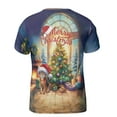 thumbnail image 2 of Merry Christmas Abyssinian Santa Hat Xmas Tree Winter Holiday All Over Print 3D Shirt Unisex Merch Cat Lover Kitten Owner Gifts - 01013, 2 of 6
