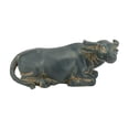 thumbnail image 3 of --Ornement Ornements Vache Bonsaï Figurine Décorative Statue pour Bureau Bureau Fée Allongée, 3 of 8