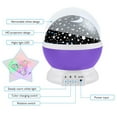thumbnail image 7 of Night Lights for Kids, Star Night Light Projector for Kids Room, 360 Degree Rotation - 4 LED Bulbs 12 Light Color Changing, Christmas Birthday Gifts for Kids, Glow in The Dark Stars - Purple, 7 of 7