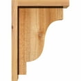 thumbnail image 3 of 6"W x 10"D x 14"H Newport Rough Sawn Corbel w/Backplate, Western Red Cedar, 3 of 9