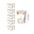 thumbnail image 3 of Tuvgenk Fall Pumpkin Paper Cups 16-Pack Disposable Beverage Cups for Thanksgiving and Autumn Parties, 3 of 6