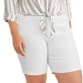 thumbnail image 4 of Women's Plus Stretch Woven Bermuda Short, 4 of 5