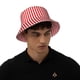 thumbnail image 4 of Balery Red And White Stripes Sombreros para el sol para hombre y mujer, sombrero de pescador con UPF 50+, 4 of 6