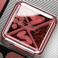 thumbnail image 4 of Portable Medicine L Case Silicone Stainless Steel High Density Travel Medicine Case for Vitamin Medicine Red, 4 of 5