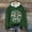 Green, variant on Babysbule Christmas Shirts for Women Printed Round Neck Long Sleeved Loose Fitting Sweater Clearance Tops Fashion