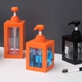 thumbnail image 4 of Naierhg Pressed Lotion Bottles Square Shower Gel Dispensing Bottles Soapshower Gel Empty Storage Bottle for Bathroom Hotels, 4 of 8