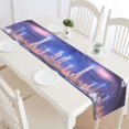 thumbnail image 1 of BSDHOME Galaxy Alien Planet Table Runner Home Decor 14x72 Inch,Universe Skyline Cityscape Table Cloth Runner for Wedding Party Banquet Decoration, 1 of 5