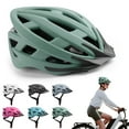 thumbnail image 1 of Casco Protector para Bicicleta, Ideal para Ciclismo de Carretera, Unisex y Urbano. 18 Orificios de Ventilación | Pc + Espuma | 21 Orificios de Ventilación | 200 G | 27 X 22 X 17 Cm | Blanco/Negro/Azu, 1 of 7