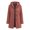 y1301_Pink, variant on Jovrlynd Womens Trench Coat Long Sleeve Button Suede Winter Hooded Overcoats Trendy Long Jacket with Pockets, S-2XL