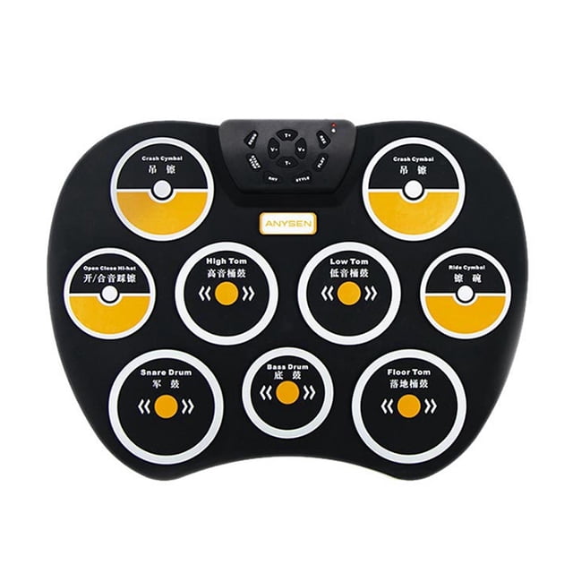ANYSEN Professional Electronic Drum Hand Roll Kits de instrumentos musicales portátiles