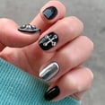 thumbnail image 6 of Visland 10Pcs Nail Decorations Reusable Decorative Zinc Alloy 3D Cross Style Nail Decorations Photography Prop for Manicure Store, 6 of 9