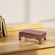 thumbnail image 4 of Expositor de madera chino para muebles orientales, base de madera rectangular, pedestal con bola de cristal para mesa de salón o hogar, 4 of 7