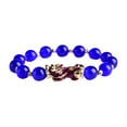 thumbnail image 1 of Brazalete de Cuentas, Regalo de Aniversario para , Adecuado para Citas U Ocasiones Formales, Regalo de Joyería Tradicional de 10 Mm de Diámetro Púrpura a rojo, 1 of 8