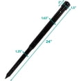 thumbnail image 6 of 24 in. DEEP DRIP Watering Stake (3 Pack) (Black), 6 of 9