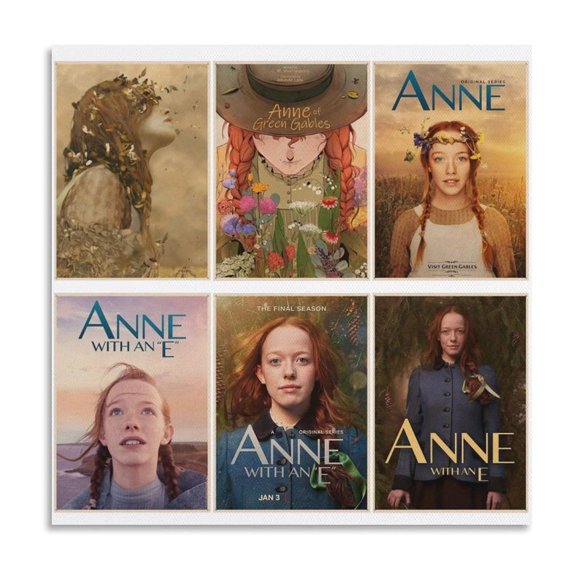 Anne With An E Posters Home Decor Poster Wall Art Hanging Picture Print Bedroom Decorative Painting Posters Room Aesthetic 28x28inch(70x70cm)