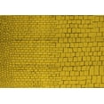 thumbnail image 1 of Ahgly Company Indoor Rectangle Solid Yellow Modern Area Rugs, 8' x 10', 1 of 4
