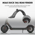 thumbnail image 3 of ABCISI Electric Scooters Rear Mudguard, Professional Splash Proof 4 Hole Scooter Mudguard Replacement, Scooter Rear Black Fenders Bracket Scooter Replacement Part Accessory, 3 of 9