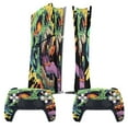 thumbnail image 2 of Psychedelic Zombie Skull Print PS5/PS5 Pro/PS5 Slim Digital Disc Skin Sticker For Console And Controller Skins, 2 of 7