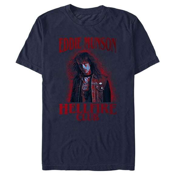 Netflix Men's Stranger Things Hellfire Club Eddie Munson Graphic T-Shirt