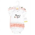 thumbnail image 2 of Hudson Baby Infant Girl Cotton Bodysuits, Mamas Girl Pink Peony Tutu, 9-12 Months, 2 of 5