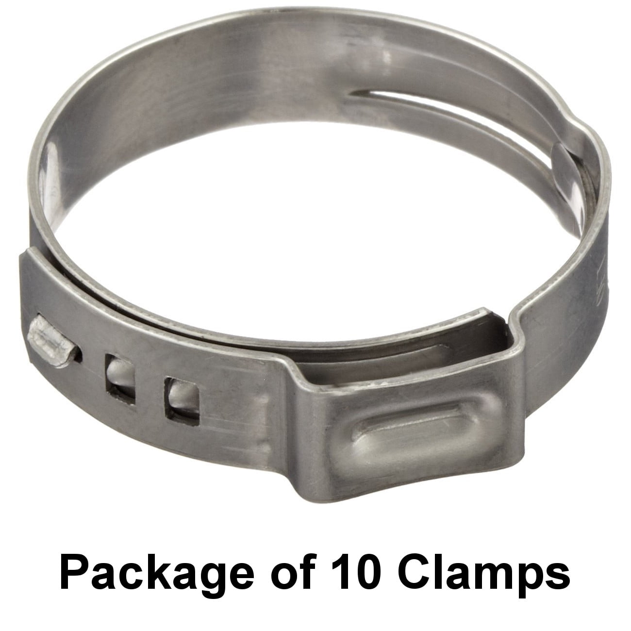 Size 1/4" (7 mm), Oetiker Stepless® Ear Clamps, Single Ear Hose Clamps