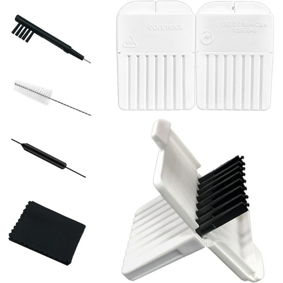 Waxguards 3.0 NanoCare 10993649 Filters for Signia/Siemens/Rexton and Connexx Hearing Aids - Cleaning Brush Kits with Carry Case- 3packs