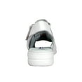 thumbnail image 4 of 24 HOUR COMFORT Pauline Wide Width Cushioned T-Strap Leather Sandals WHITE 8, 4 of 6